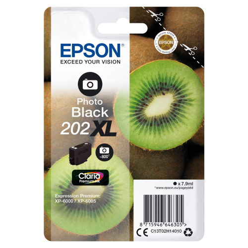 EPSON 202 XL CARTUCCIA INK 7.9 ML NERO FOTOGRAFICO